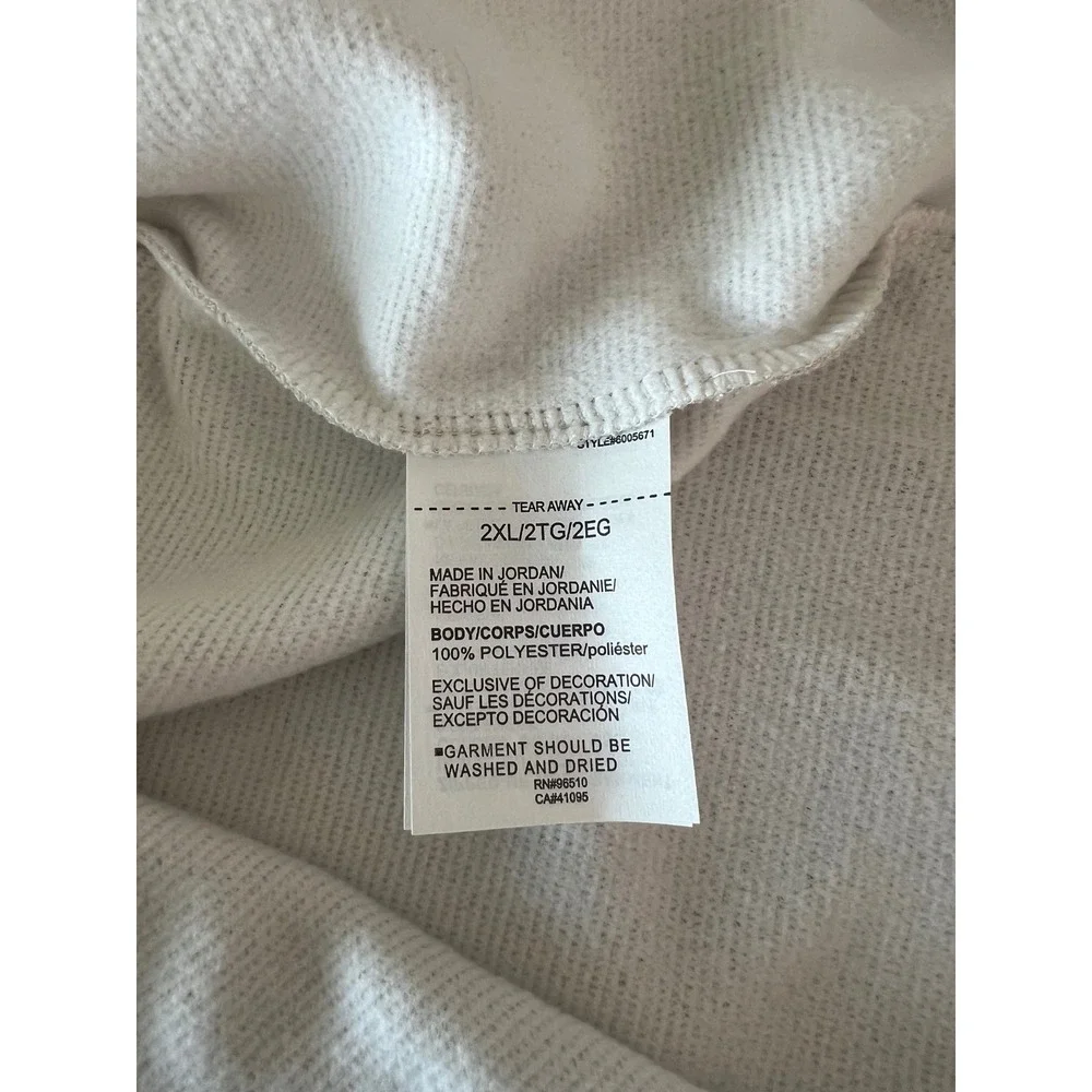 NWT Under Armour UA Drive SweaterFleece HZ 2XL Off White Half Zip Golf Pullover